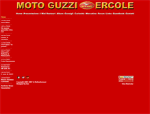 Tablet Screenshot of motoguzziercole.it